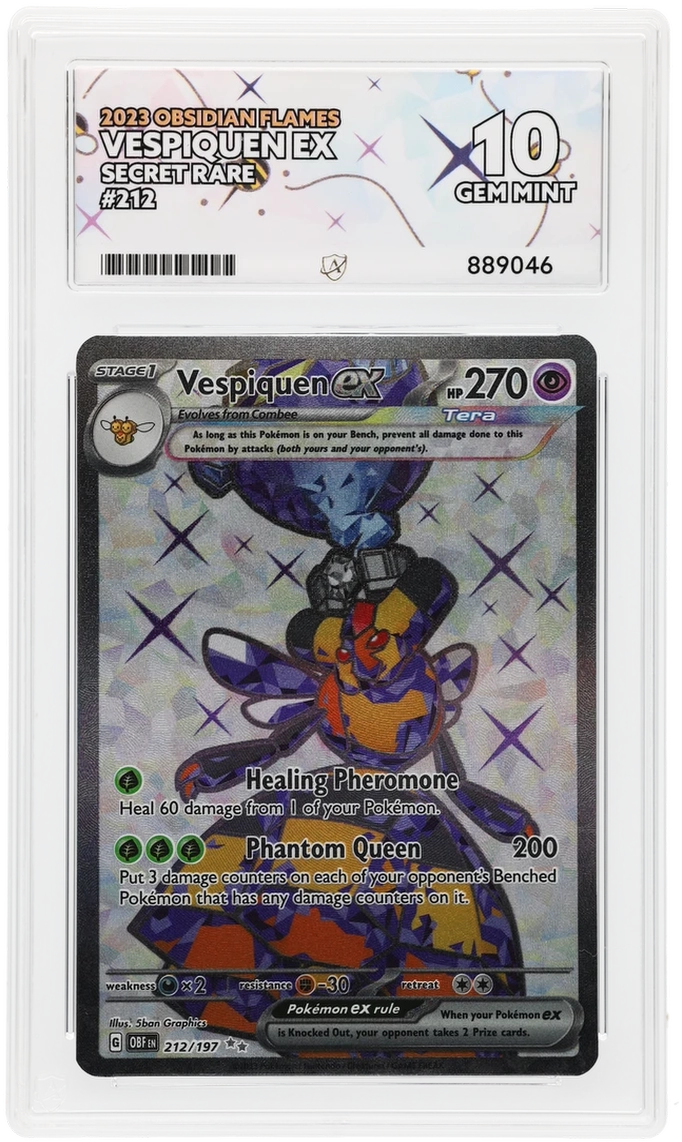 ACE 10 - Vespiquen ex - 212/197 - Obsidian Flames - Pokemon