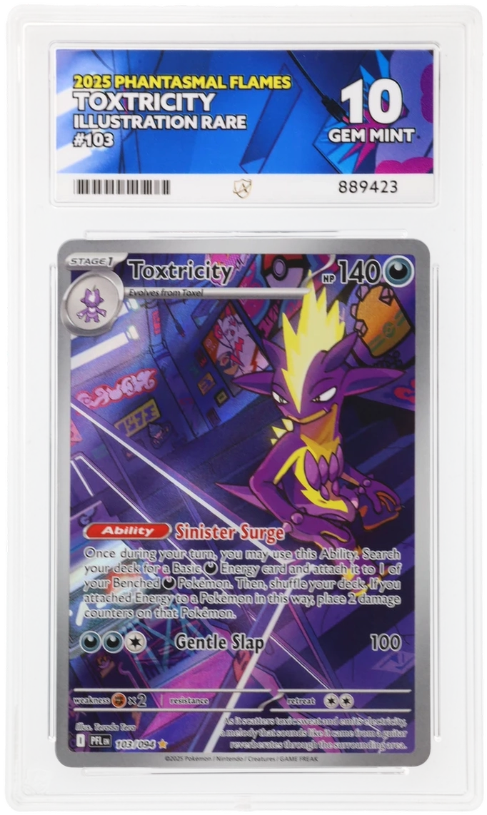 ACE 10 - Toxtricity - 103/094 - Phantasmal Flames - Pokemon
