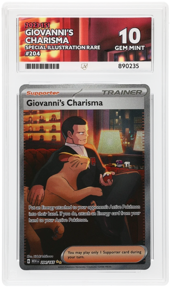 ACE 10 - Giovanni's Charisma - 204/165 - 151 - Pokemon