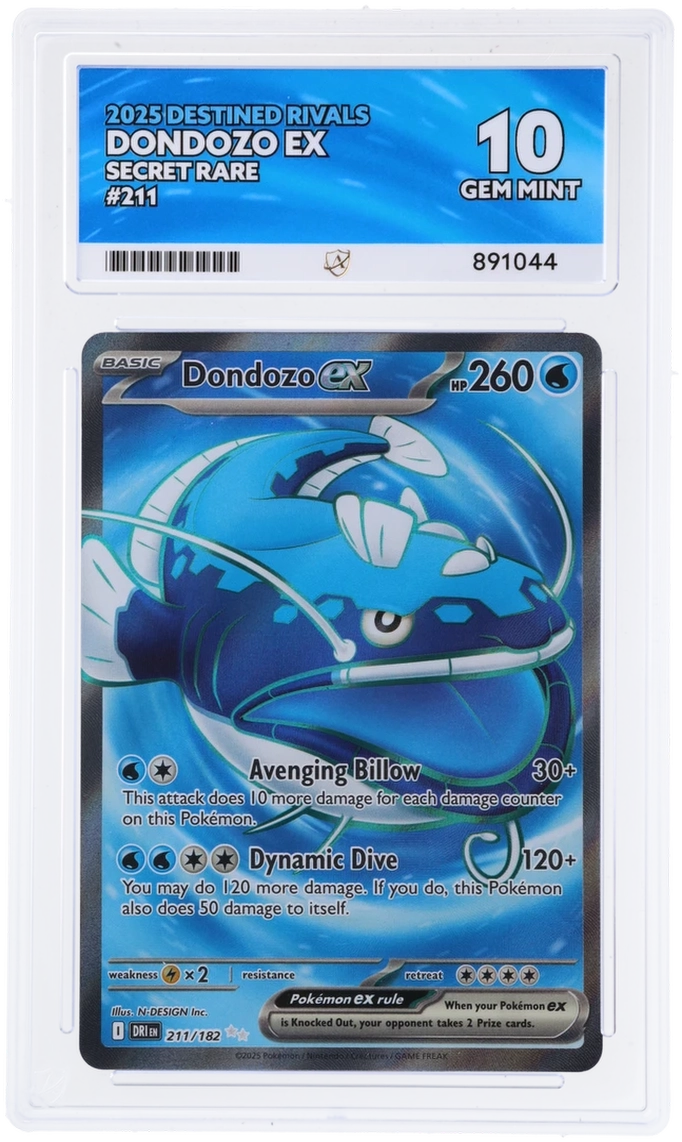 ACE 10 - Dondozo ex - 211/182 - Destined Rivals - Pokemon