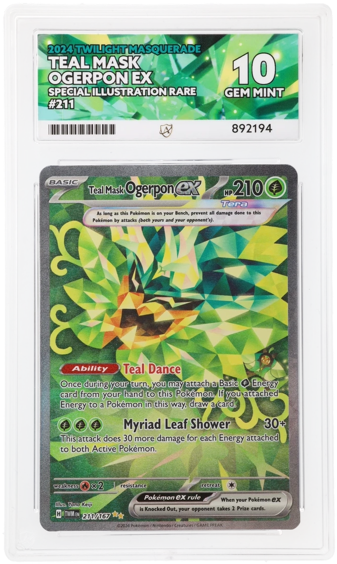 ACE 10 - Teal Mask Ogerpon ex - 211/167 - Twilight Masquerade - Pokemon
