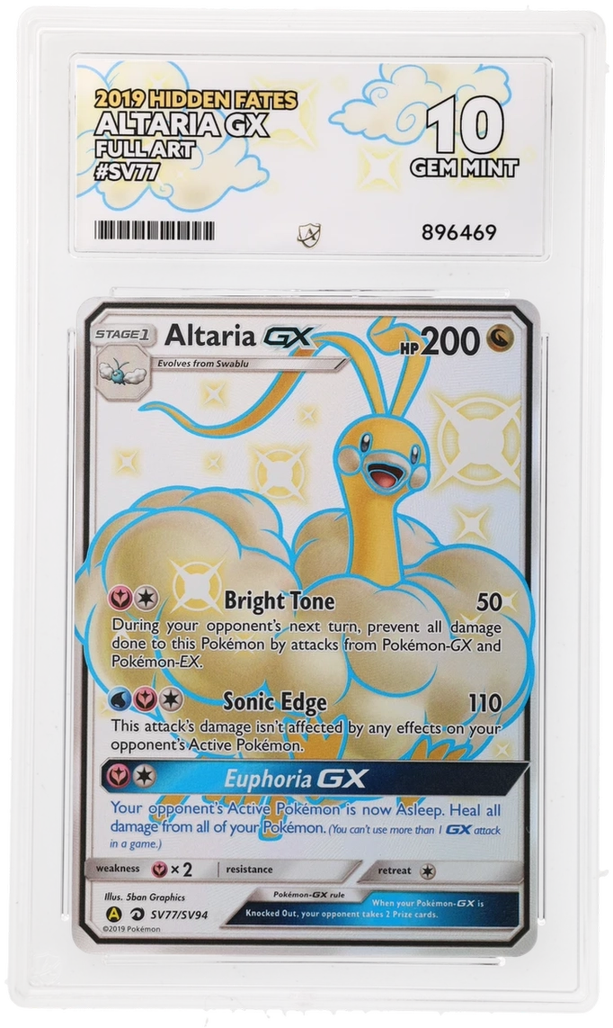 ACE 10 - Altaria GX - SV77/SV94 - Hidden Fates - Pokemon