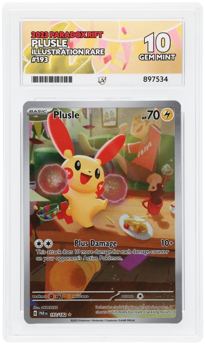 ACE 10 - Plusle - 193/182 - Paradox Rift - Pokemon