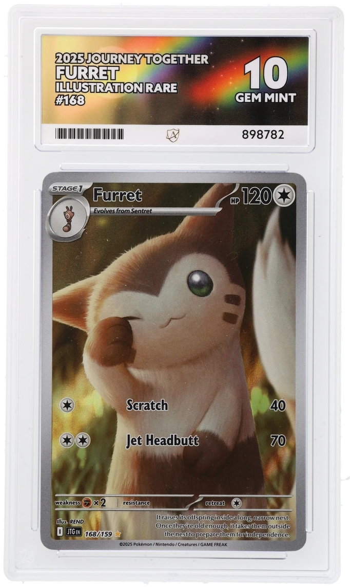 ACE 10 - Furret - 168/159 - Journey Together - Pokemon