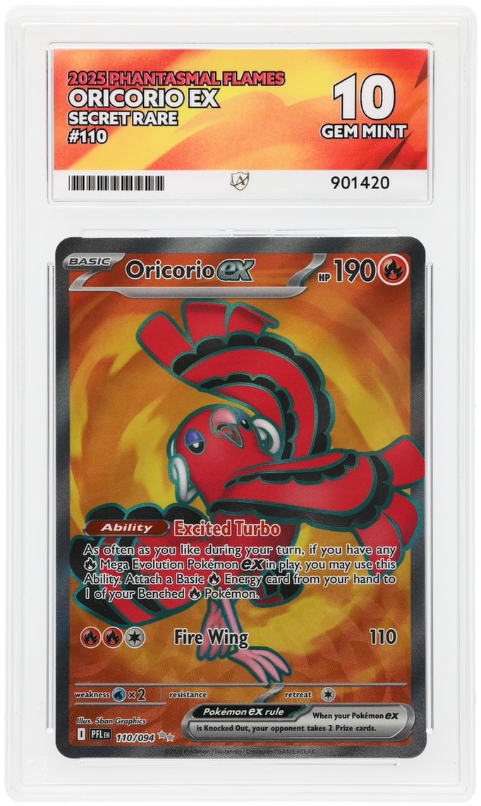 ACE 10 - Oricorio ex - 110/094 - Phantasmal Flames - Pokemon
