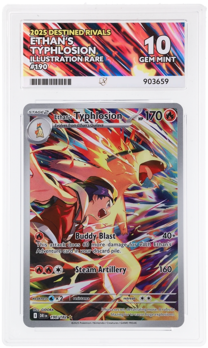 ACE 10 - Ethan's Typhlosion - 190/182 - Destined Rivals - Pokemon