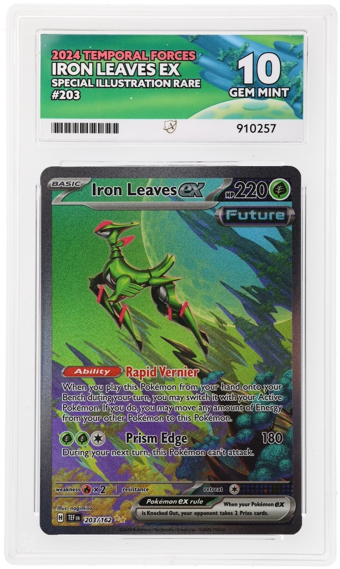 ACE 10 - Iron Leaves ex - 203/162 - Temporal Forces - Pokemon