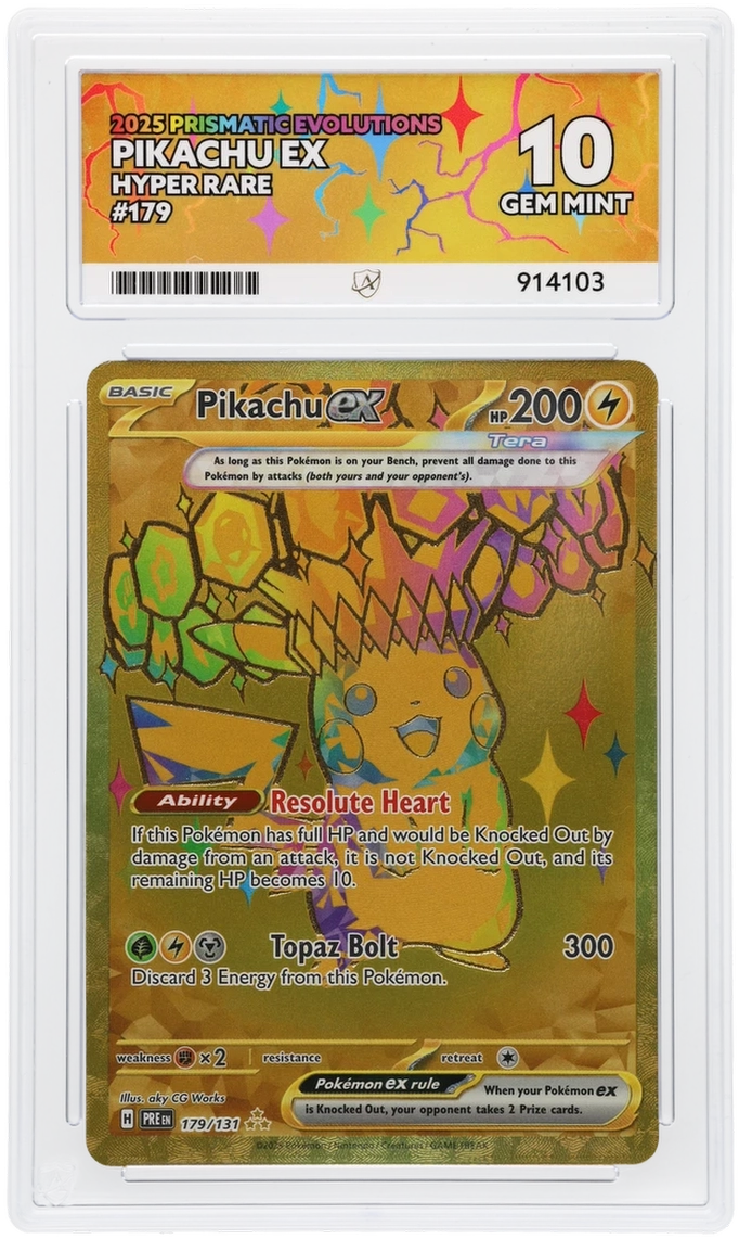 ACE 10 - Pikachu ex - 179/131 - Prismatic Evolutions - Pokemon