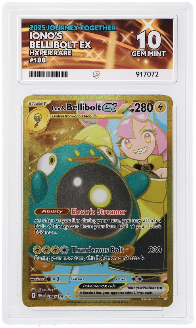 ACE 10 - Iono's Bellibolt ex - 188/159 - Journey Together - Pokemon