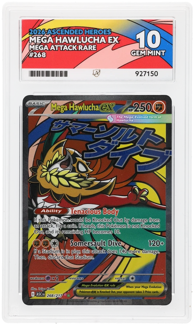 ACE 10 - Mega Hawlucha ex - 268/217 - Ascended Heroes - Pokemon