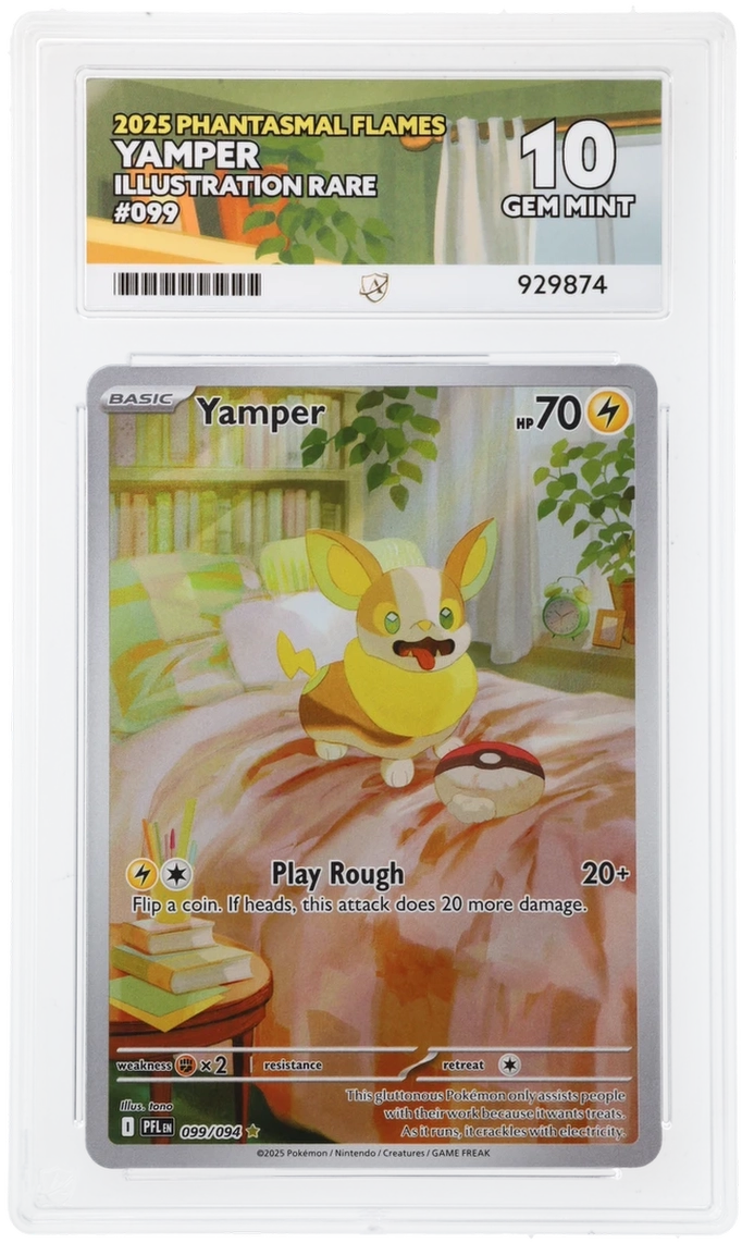 ACE 10 - Yamper - 099/094 - Phantasmal Flames - Pokemon