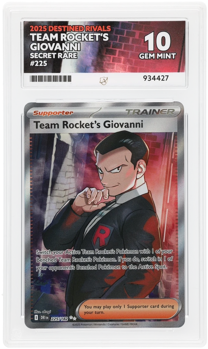 ACE 10 - Team Rocket's Giovanni - 225/182 - Destined Rivals - Pokemon