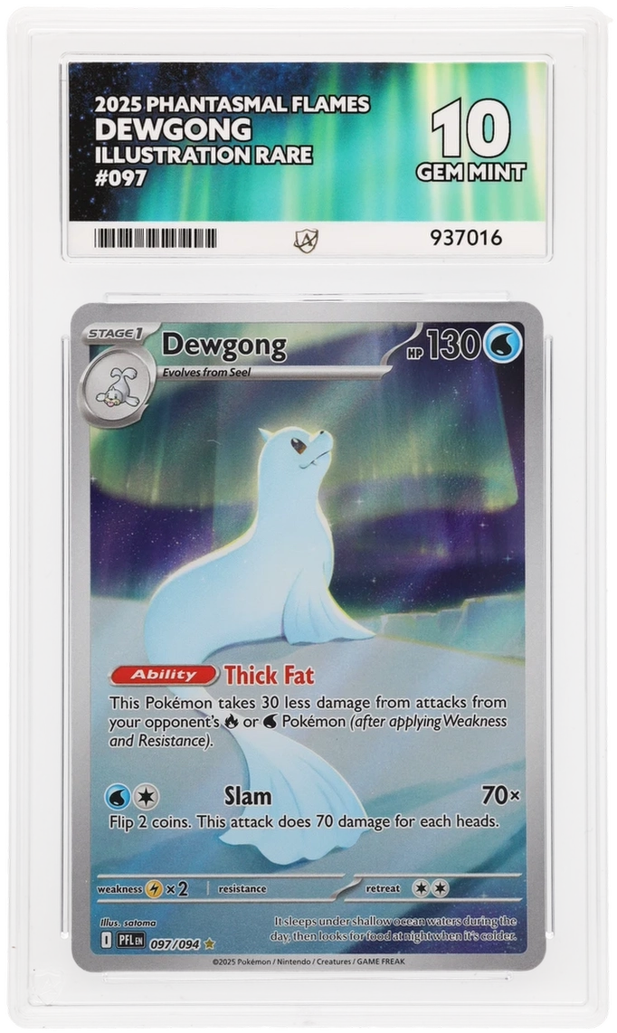 ACE 10 - Dewgong - 097/094 - Phantasmal Flames - Pokemon