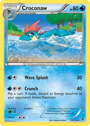 Croconaw 16/119 - XY Phantom Forces