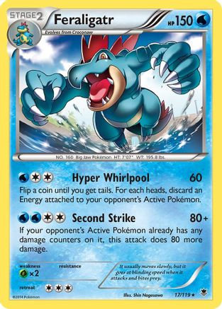 Feraligatr 17/119 - Phantom Forces Holofoil