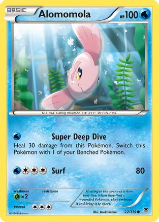 Alomomola 22/119 - XY Phantom Forces