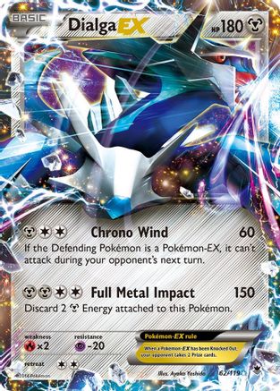 Dialga EX 62/119 - XY Phantom Forces Holofoil