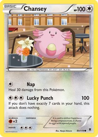 Chansey 80/119 - XY Phantom Forces