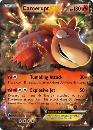 Camerupt EX 29/160 - XY Primal Clash Holofoil