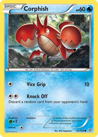Corphish 42/160 - XY Primal Clash