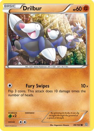 Drilbur 89/160 - XY Primal Clash