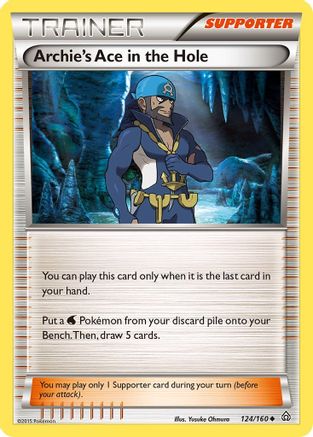 Archie's Ace in the Hole 124/160 - XY Primal Clash