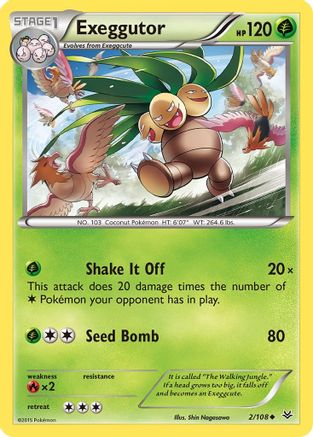 Exeggutor 2/108 - Roaring Skies Reverse Holofoil