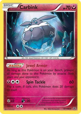 Carbink 47/108 - XY Roaring Skies