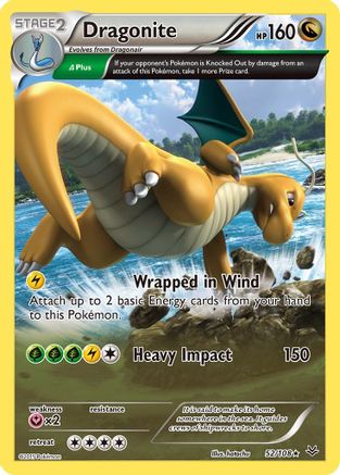 Dragonite (52 Delta) 52/108 - XY Roaring Skies Reverse Holofoil