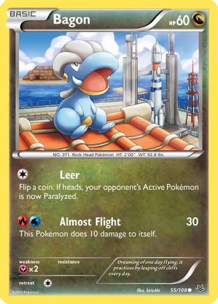 Bagon (55) 55/108 - XY Roaring Skies Reverse Holofoil