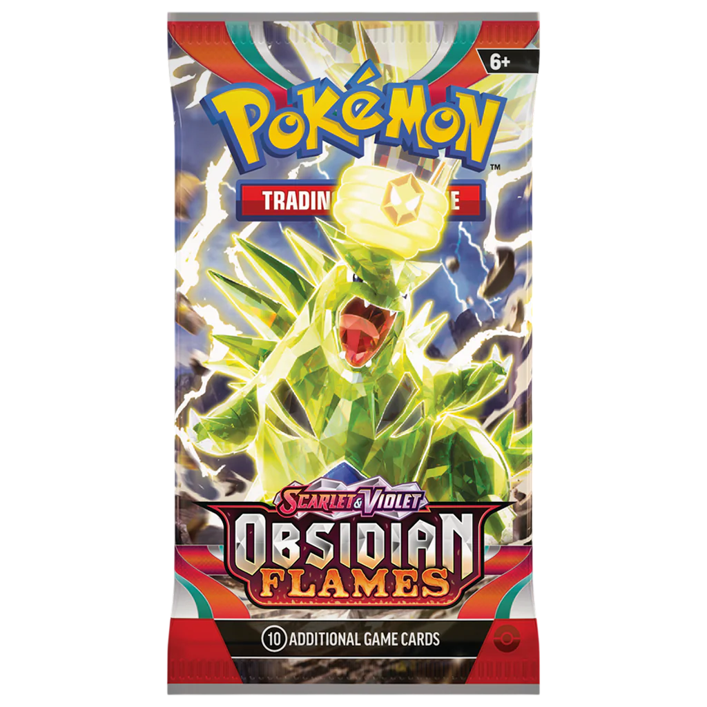 SINGLE PACK - Booster Pack- Scarlet and Violet Obsidian Flames