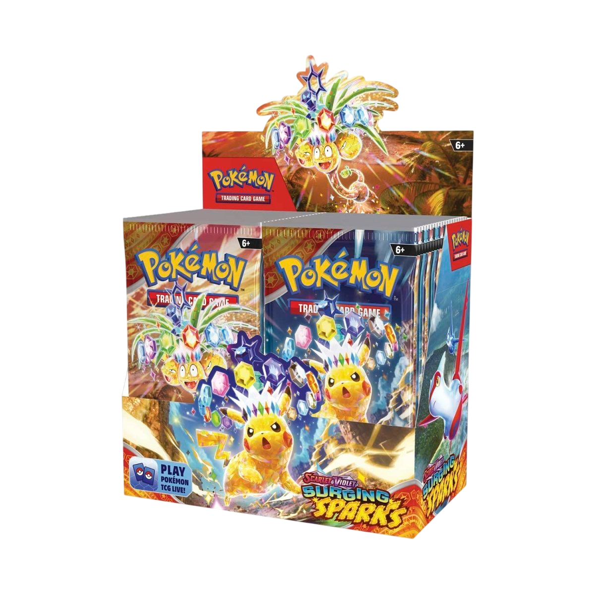 Scarlet & Violet Surging Sparks Pokemon Booster Box (36 Packs) – PokeRand