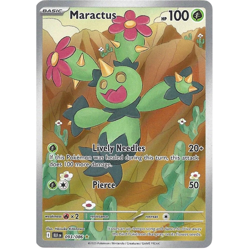 Maractus - 093/086 93 - SV Black Bolt Holofoil