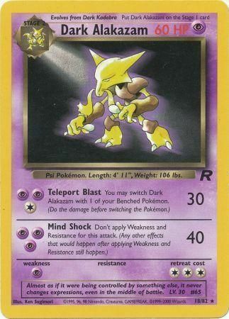 Dark Alakazam 18/82 - Team Rocket Unlimited