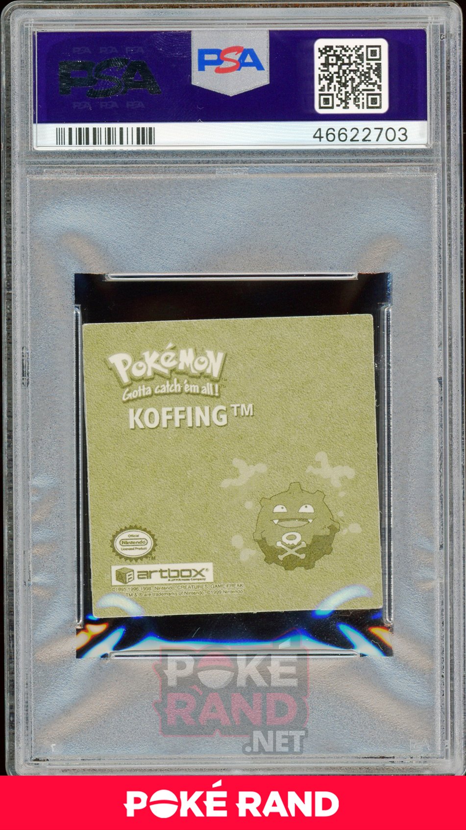 Koffing R18 PSA 6 - Sticker - PokeRand