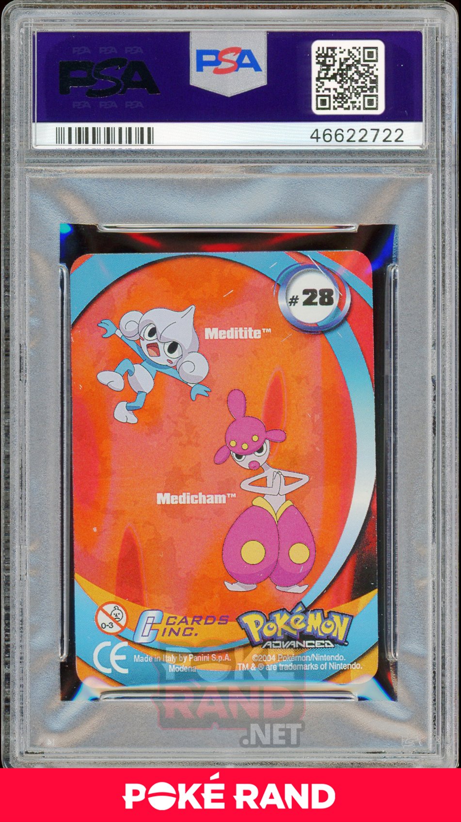 MEDICHAM/MEDITITE PSA 9 - Advanced Action - PokeRand