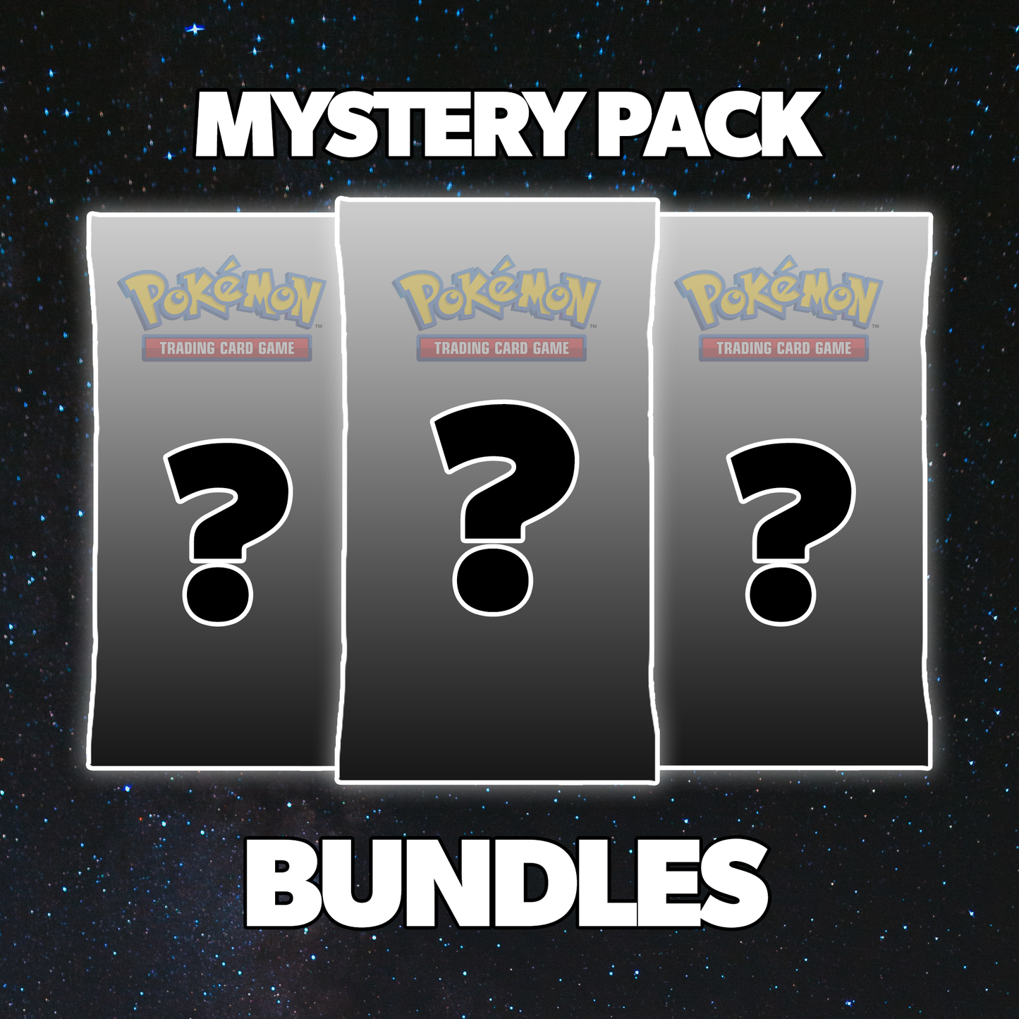 Mystery Packs - 5 Random Unweighed Packs - PokeRand