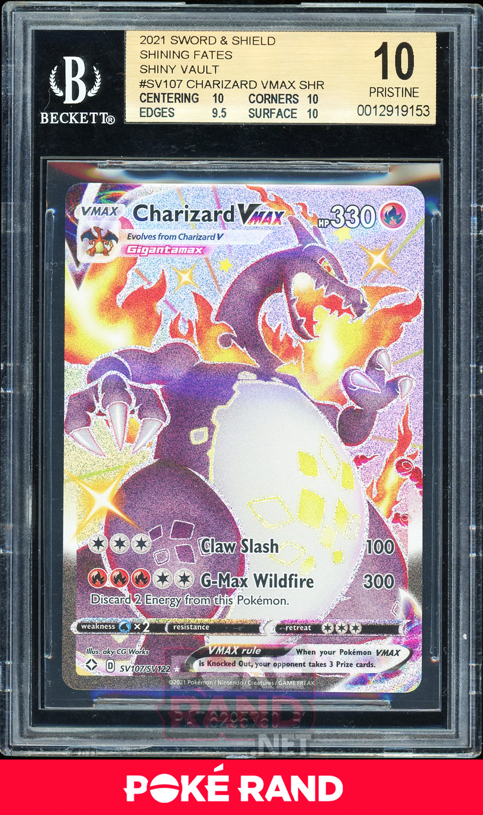 Charizard VMax (BGS 10
