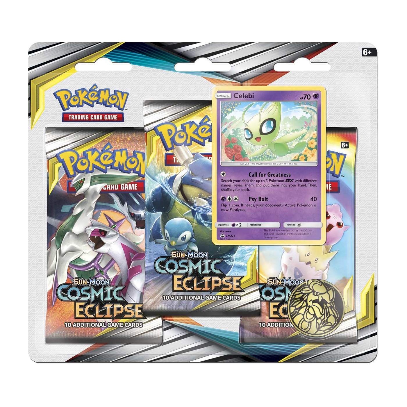 3 Pack Blister (Celebi) - Cosmic Eclipse - PokeRand