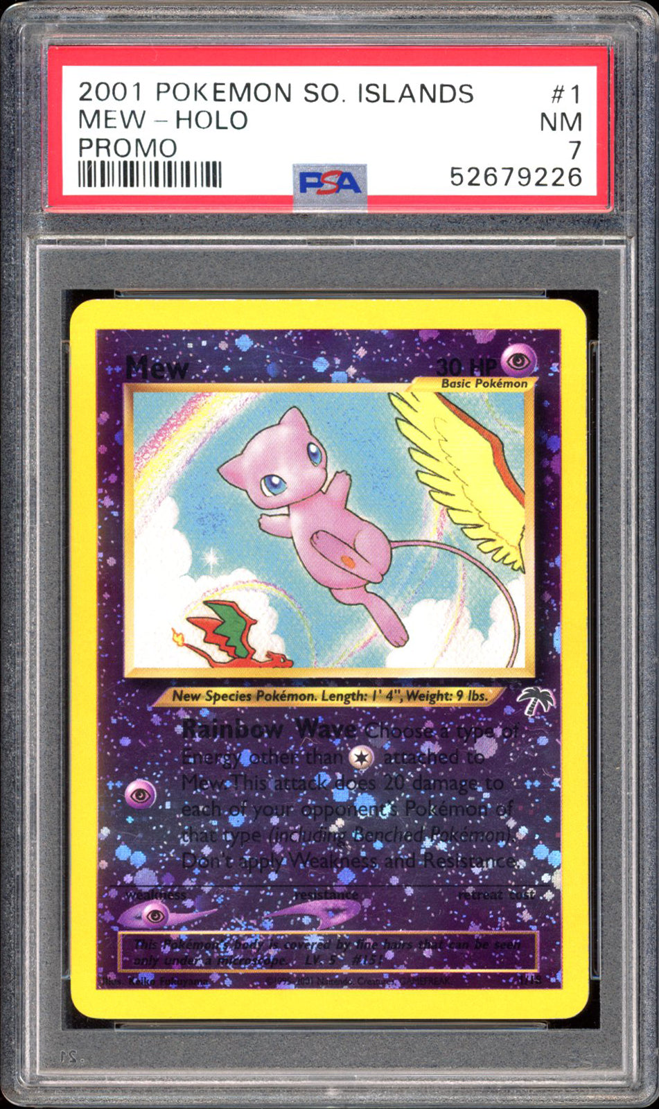 Mew - PSA 7 - Southern Islands - #1 - Holo - PokeRand