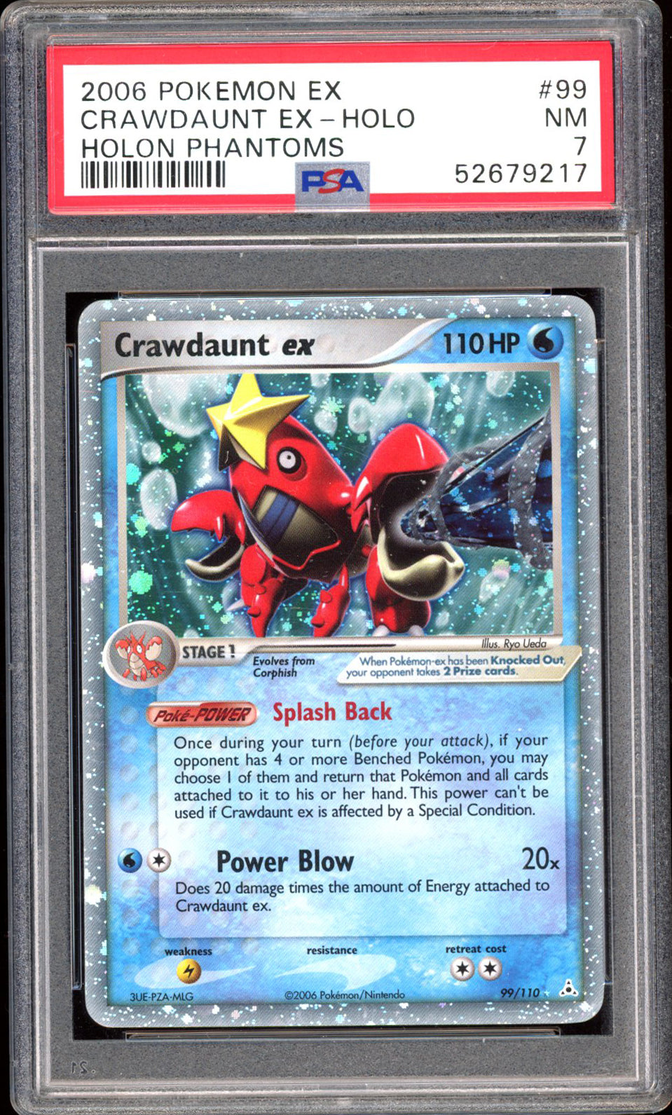 Crawdaunt EX - Holo - PSA 7 - Holon Phantoms - 99/110 - PokeRand