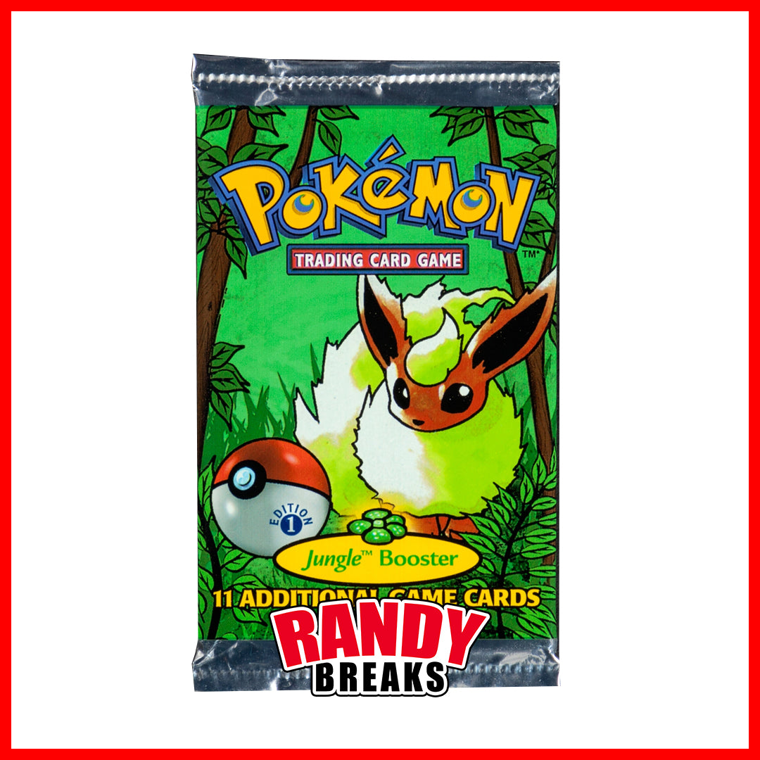 LIVE BREAK: Jungle 1ST EDITION Single Pack - PokeRand