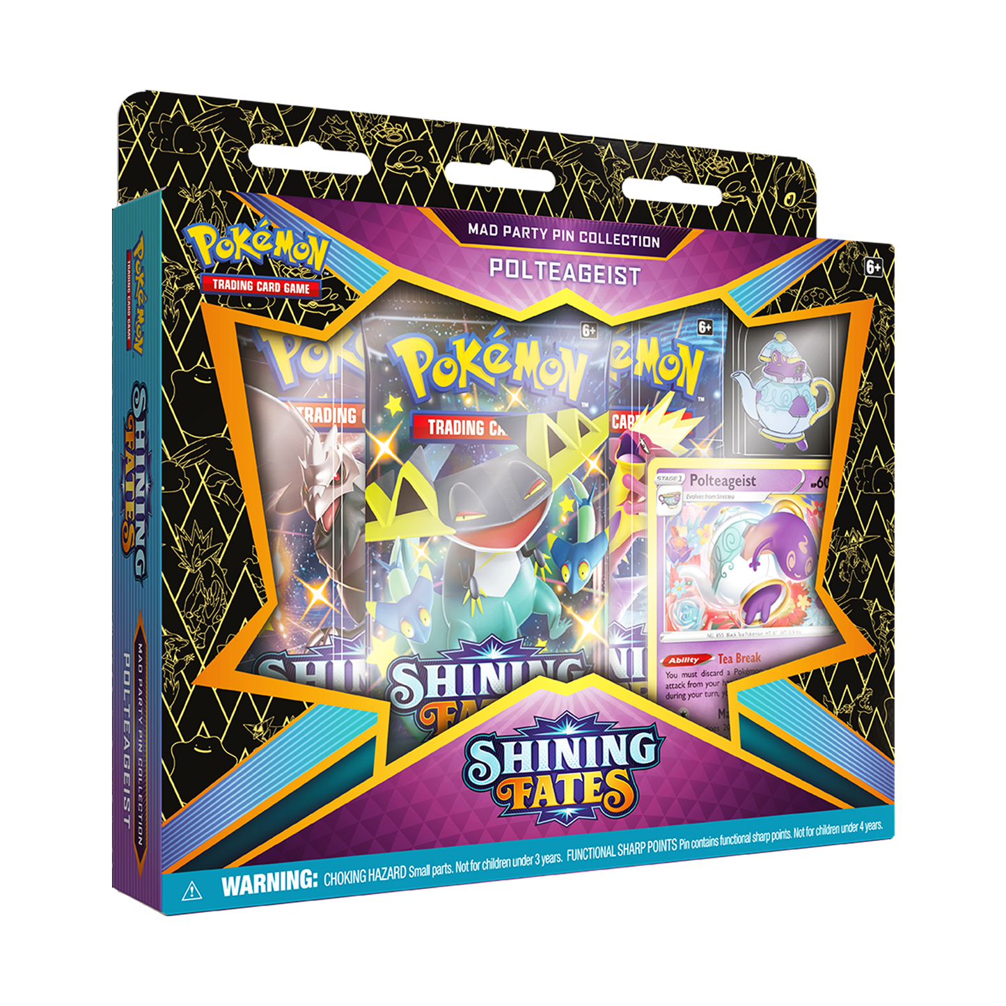 Shining Fates Mad Party Pin Collection - Polteageist (Pre Order) - PokeRand