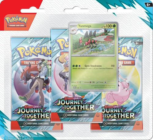 3 Pack Blister (Yanmega / Scrafty) - Journey Together