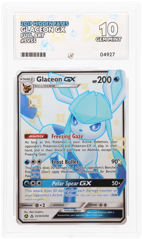 Glaceon GX - ACE 10   (Front)