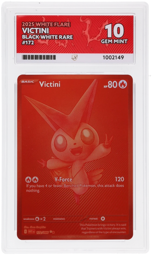 ACE 10 - Victini - 172/086 - White Flare - Pokemon - front