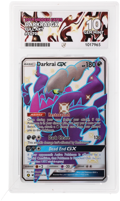 ACE 10 - Darkrai GX - SV70/SV94 - Hidden Fates - Pokemon - front