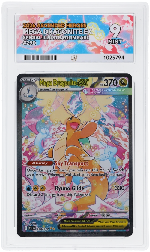ACE 9 - Mega Dragonite ex - 290/217 - Ascended Heroes - Pokemon - front