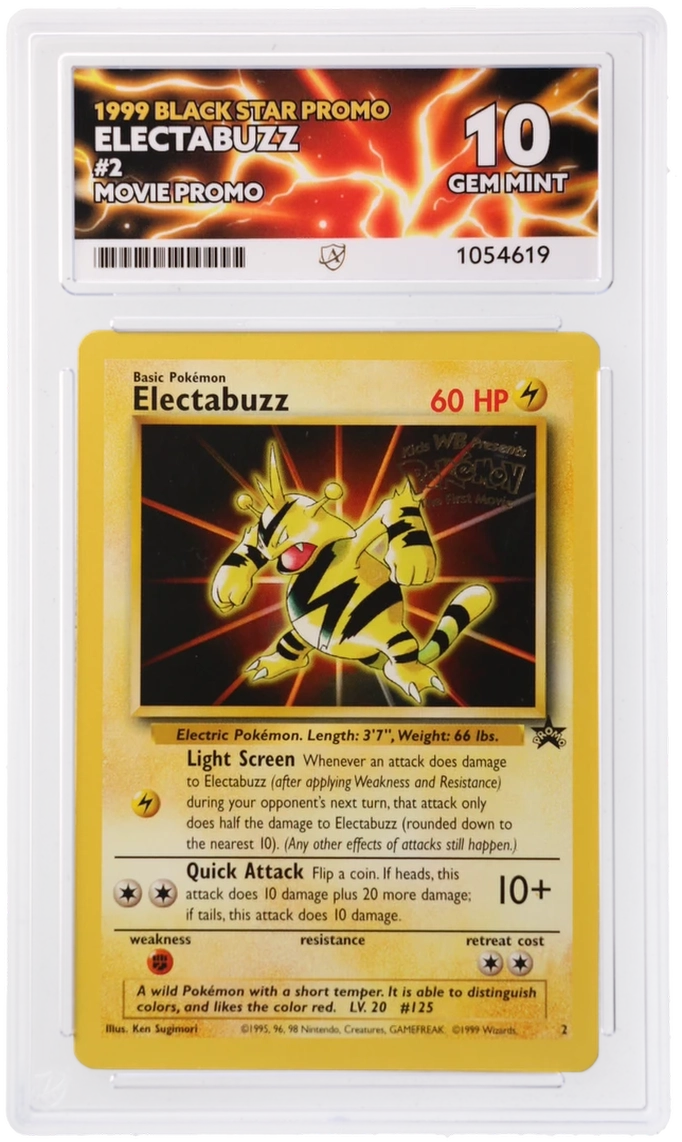 ACE 10 - Electabuzz - 2 - Black Star Promo - Movie Promo - Pokemon - front