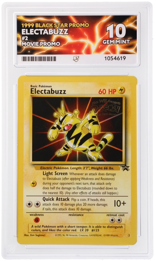 ACE 10 - Electabuzz - 2 - Black Star Promo - Movie Promo - Pokemon - front